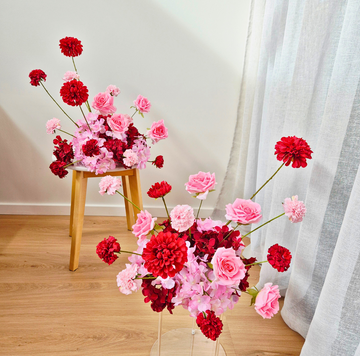 Vegas Arrangement (red & pink)