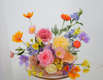 Shanghai Arrangement (Spring-inspired garden flowers)