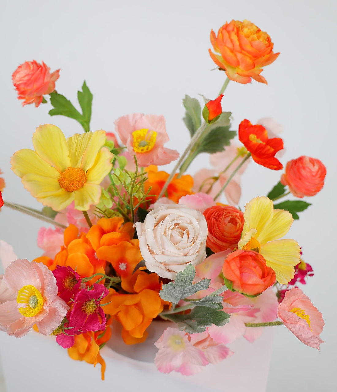 Jaipur Arrangement (sunset colours with orange, yellow, pink tones)