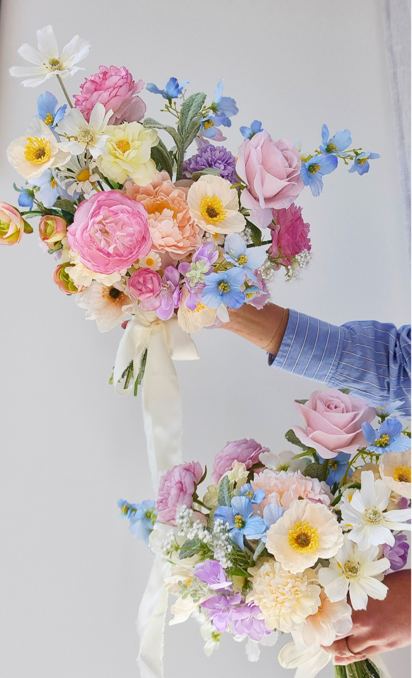 Melanie Bouquet - Soft Pinks, Peach, Lilac, Blues & Pastels