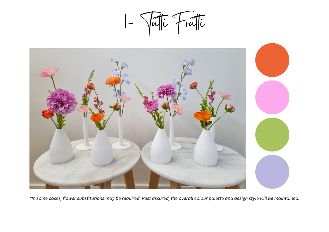 Loose flower stems for bud vases