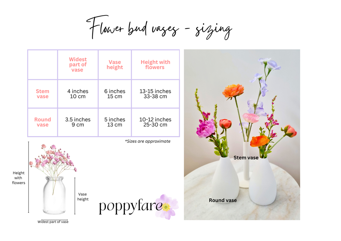 Flower Bud Vases