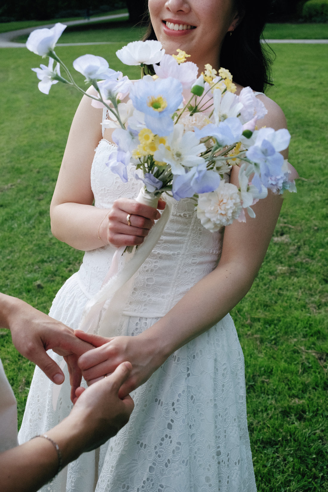 Daphne Bouquet - Pastel Wildflowers